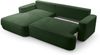 AX LIVING Ecksofa mit Schlaffunktion Grün Peoni 267 cm breit elegant L Bild 4