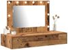 vidaXL Schminktisch mit Speicher Braun 100 x 40 x 70 cm Holzwerkstoff 865242 Bild 3