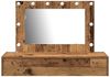 vidaXL Schminktisch mit Speicher Braun 100 x 40 x 70 cm Holzwerkstoff 865242 Bild 5