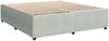 vidaXL Boxspringbett mit Matratze Hellgrau 200x200 cm Samt 3285662 Bild 5