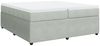 vidaXL Boxspringbett mit Matratze Hellgrau 200x200 cm Samt 3285662 Bild 2