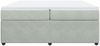 vidaXL Boxspringbett mit Matratze Hellgrau 200x200 cm Samt 3285662 Bild 4