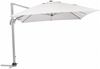Ampelschirm Zargoza - Aluminium & Polyester-Stoff, Grau, 3x4 m Bild 2