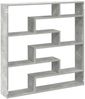 vidaXL Würfelregal 7 Fächer Betongrau Holzwerkstoff 860025 Bild 2