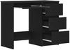 vidaXL Schreibtisch Schwarz Eichen-Optik 90x45x76 cm Holzwerkstoff 862490 Bild 5