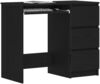 vidaXL Schreibtisch Schwarz Eichen-Optik 90x45x76 cm Holzwerkstoff 862490 Bild 4