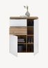 Schuhschrank >Melisande< in Weiß matt - 85x103x38cm (BxHxT) Bild 4