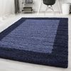 Runder Shaggy Teppich LIFE NAVY 200 X 200cm Bild 4