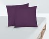 biberna Feinjersey-Kopfkissenbezug 0077144, dunkel violett, 2x 80x80 cm Bild 4
