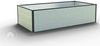 GFP HALFSIZE Aluminium Hochbeet - Platzsparendes & Stabiles Gartenbeet in Aluminium eloxiert - 150 x 77 x 39 cm - Ideales halbhohes Modell für Familien-Gartenspaß Bild 2