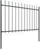 vidaXL Gartenzaun | Stahl | Stabil | Rechteckig | Modern 277624 Bild 2