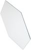 Haushalt International Wandspiegel Wandspiegel Spiegelwand Wandaufkelber Spiegelfliesen Badezimmerspiegel (Spiegelfliesen, 6-St, sechseckige Spiegel, 18 x 21 x 0,25 cm (LxBxT), Dekoration Wohnzimmerspiegel, Material: Glas Bild 3
