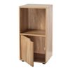 Casâme Nachttisch mit 2 Fächern im Holzdekor mit 1 Tür - Holz Bild 3
