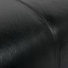 Leder Hocker MAXI-S Schwarz ca. L40cm Teak Echtleder Lederbank Sitzbank Turnbock Bild 3