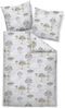 Janine Messina Mako-Satin Bettwäsche 135x200 Bäume beige braun 43059-07 Bild 2