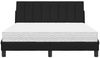 vidaXL Bett mit Matratze "Hanko" Schwarz 140x190 cm Stoff 3310526 Bild 5