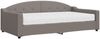 vidaXL Tagesbett mit Matratze Taupe 100x200 cm Stoff 3197520 Bild 2