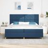 vidaXL Boxspringbett mit Kopfteil Blau 200 x 200 cm Stoff 3339727 Bild 3