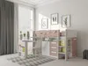 Vente-unique - LOUKALA Bett Holz, Platte PuderrosaBeige - B 193,8 cm x H 131,5 cm x L 207 cm Bild 5