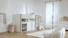 Vente-unique - LOUKALA Bett Holz, Platte PuderrosaBeige - B 193,8 cm x H 131,5 cm x L 207 cm Bild 2
