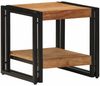 vidaXL Couchtisch Braun 40 x 40 x 38 cm Massivholz Akazie 4102725 Bild 3