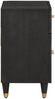 vidaXL Nachttisch mit Tür Schwarz 50 x 33 x 60 cm Massivholz Mango 4018819 Bild 4