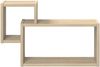vidaXL Wandregal Wandhalterung Sonoma-Eiche 55 x 15 x 35 cm 8012110 Bild 3