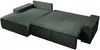 Vente-unique - AMELIA Sofa StoffSamt Grün - B 167 cm x H 85 cm x L 297 cm Bild 4