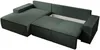 Vente-unique - AMELIA Sofa StoffSamt Grün - B 167 cm x H 85 cm x L 297 cm Bild 5