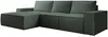 Vente-unique - AMELIA Sofa StoffSamt Grün - B 167 cm x H 85 cm x L 297 cm Bild 3