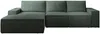 Vente-unique - AMELIA Sofa StoffSamt Grün - B 167 cm x H 85 cm x L 297 cm Bild 2