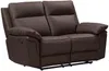 Vente-unique - Relaxsofa 2-Sitzer - Büffelleder - Braun - PAKITA Bild 4