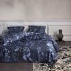 Essenza Bettwäsche Florice Bijou Blue Baumwollsatin Lyocell 155 x 220 + 80 x 80 cm Bild 5