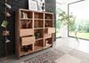 Bücherregal Akazie 142x45x147 natur lackiert PURE ACACIA #112 Bild 4