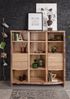 Bücherregal Akazie 142x45x147 natur lackiert PURE ACACIA #112 Bild 3