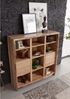 Bücherregal Akazie 142x45x147 natur lackiert PURE ACACIA #112 Bild 2