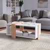 Couchtisch Aven Weiß/Goldkraft Eiche 91.5 x 52 cm Vicco Bild 3