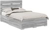 vidaXL Bettrahmen Graues Sonoma 120 x 200 cm Holzwerkstoff 3411993 Bild 2