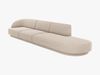 Micadoni Sofa Miley 4-Sitzer Rechts Chenille Haga Beige Bild 2