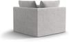 Micadoni Symmetrisches Eckmodul Bloom Strukturierter Stoff City Silber Bild 3