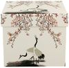 DUO ART GALLERY Fassbecher 430 ml SAKURA & CRANES mit Teesieb, New Bone China Porzellan Bild 4