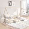 IDIMEX Kinderbett SILA, Hausbett Tipibett Kinderbett Bett Kiefer 90 x 200 Montessori Bild 4