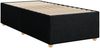 vidaXL Bettgestell ohne Matratze Schwarz 90x200 cm Stoff 3284703 Bild 3
