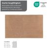 liebling Badematte Badteppich, Fußbodenheizung geeignet, in 3 Größen, Polyester, rechteckig, Antirutsch-Beschichtung, starke Saugfähigkeit, Öko-Tex zertifiziert Bild 3