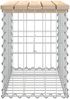 vidaXL Gartenbank aus Gabionen 63x31,5x42 cm Massivholz Kiefer 834344 Bild 4