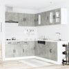 vidaXL 11-tlg. Küchenschrank-Set Kalmar Betongrau Holzwerkstoff 3314915 Bild 3