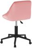 vidaXL Esszimmerstuhl Drehbar Rosa Samt 3089037 Bild 4