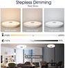 Ophy Deckenleuchte LED Deckenleuchte mit RGB, Bluetooth-Lautsprecher & Fernbedienung, dimmbar, 3 Farbtemperaturen, App-Steuerung, für Schlafzimmer, Wohnzimmer, Kinderzimmer & Party Bild 3