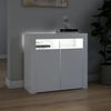 vidaXL Sideboard mit LED-Leuchten Weiß 80x35x75 cm 804328 Bild 5