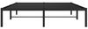 vidaXL Bettgestell Metall Schwarz 135x190 cm 373654 Bild 5